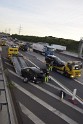 VU mehrere PKW A 3 Rich Oberhausen Hoehe AK Koeln Ost P247